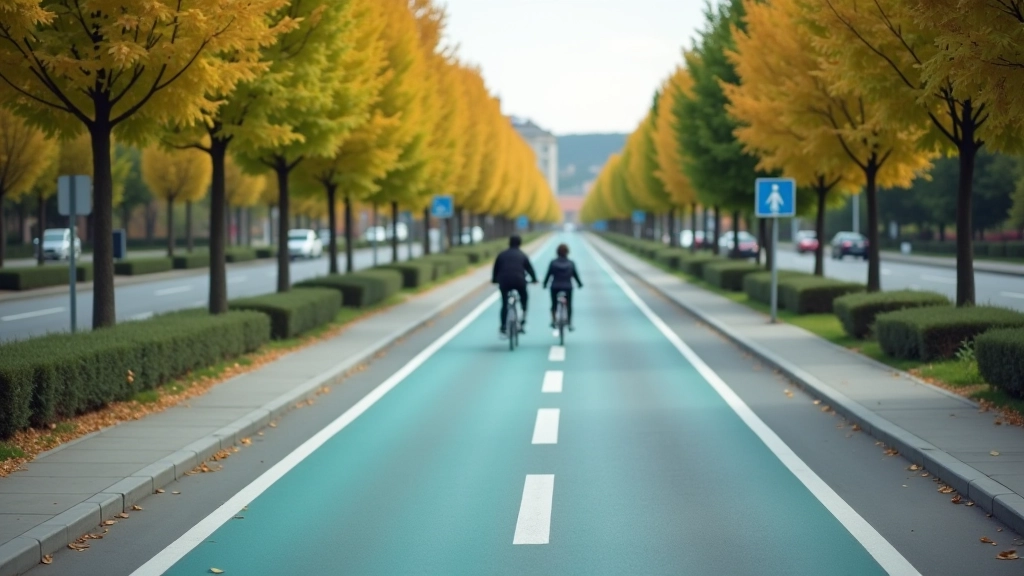 A2 cycling corridor modern bike infrastructure